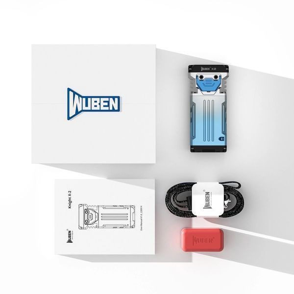 Універсальний ручний ліхтар Wuben X2 EDC White (2500Лм, 146м, 2000мАг) 040404.1 фото