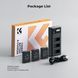 Комплект из трех аккумуляторов 1100мАг и зарядного устройства K&F Concept LP-E12 для фотокамер Canon (KF28.0091) KF28.0091 фото 7
