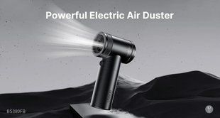 Компресор Ulanzi Powerful Electric Air Duster BS380FB Black для чищення фото-, відеотехніки, елекроніки, комп'ютерної техніки 050205 фото