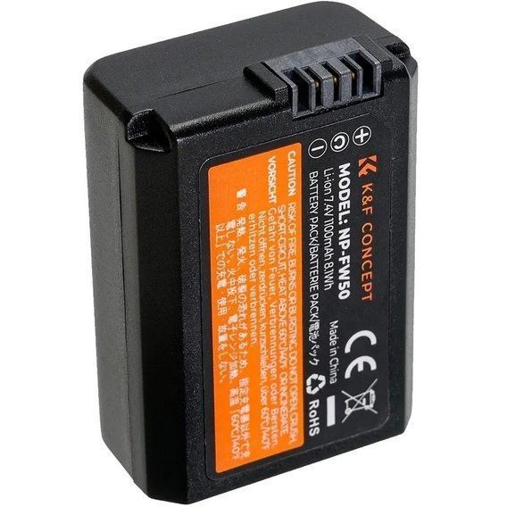 Акумуляторна батарея K&F Concept NP-FW50 1100mAh для камер Sony (KF28.0015V3) KF28.0015V3 фото