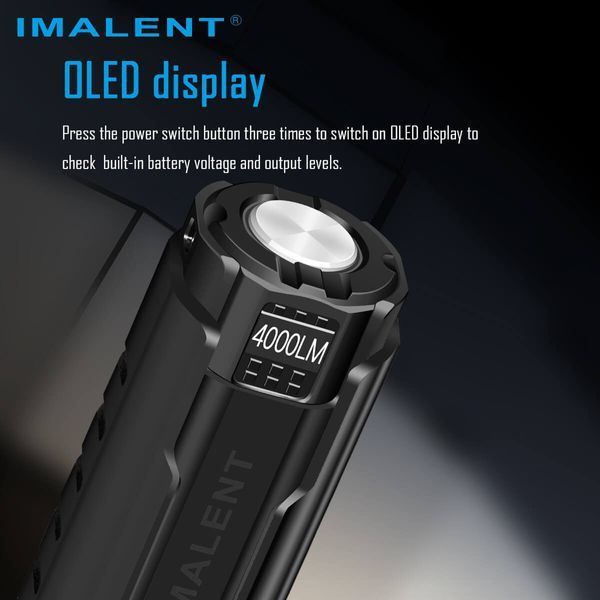 Компактний ручний кишеньковий EDC ліхтар Imalent LD70 Green (4000Лм, 203м, 1100мАг) 180101 фото