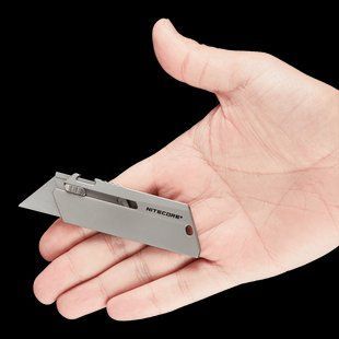 Ультратонкий титановий наключний складаний ніж Nitecore NTK09 011208.2 фото