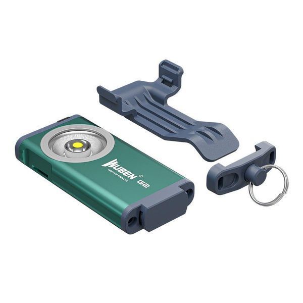 Багатофункціональний світлодіодний наключний ліхтарик Wuben G2 Mini EDC Green 160201.1 фото