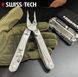 Складаний багатофункціональний інструмент мультитул Swiss Tech 18в1 матовий