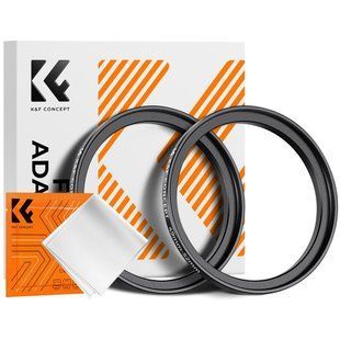 Переходное кольцо 49-52 мм K&F Concept для объектива камеры, светофильтров с шагом вверх комплект 2шт(KF05.333 KF05.333 фото