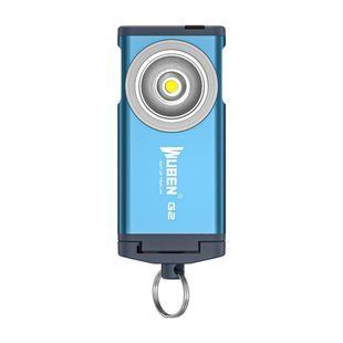 Багатофункціональний світлодіодний наключний ліхтарик Wuben G2 Mini EDC Blue