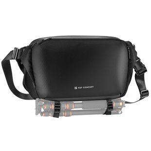 Cумка на плечо для фотоаппарата K&F Concept Camera Sling Bag 12л Urban Wander 01 Black (KF13.177) KF13.177 фото