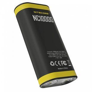 2в1 &mdash; Зовнішній зарядний пристрій Power Bank + ліхтар Nitecore NC10000 (QC 3.0, 10000 mAh, Type-C) 011311 фото