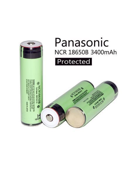 Аккумулятор литий-ионный 18650 Panasonic NCR18650B защищен (protected) 3400mAh 6.8A 4.2/3.6/2.5V (2шт + кейс) 100701 фото