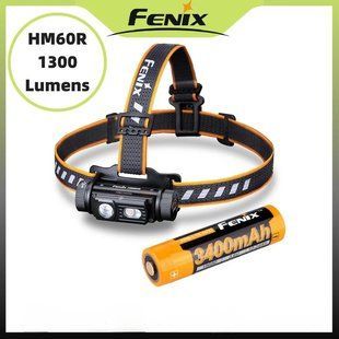 Налобний ліхтар з червоним світлом Fenix HM60R (1300Lm, 120м, 3400мАг) 030203 фото