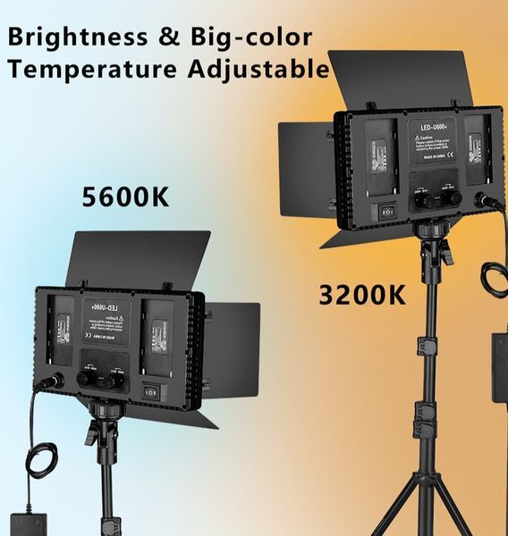 Фотостудійна світлодіодна лампа відеосвітло Nagnahz U800+ 50 Вт комплект зі штативом 160см (3200-5600К) 100510.1 фото