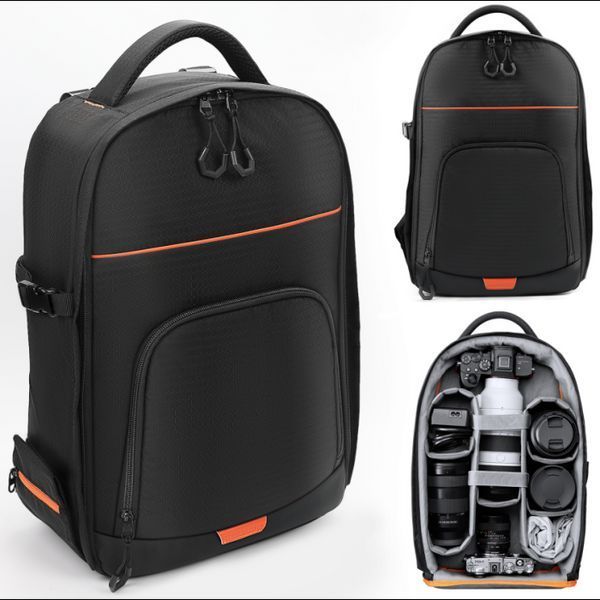 Профессиональный легкий рюкзак для фотоаппарата и аксессуаров K&F Concept 18L Nature Wander 05 Black (KF13.205) KF13.205 фото