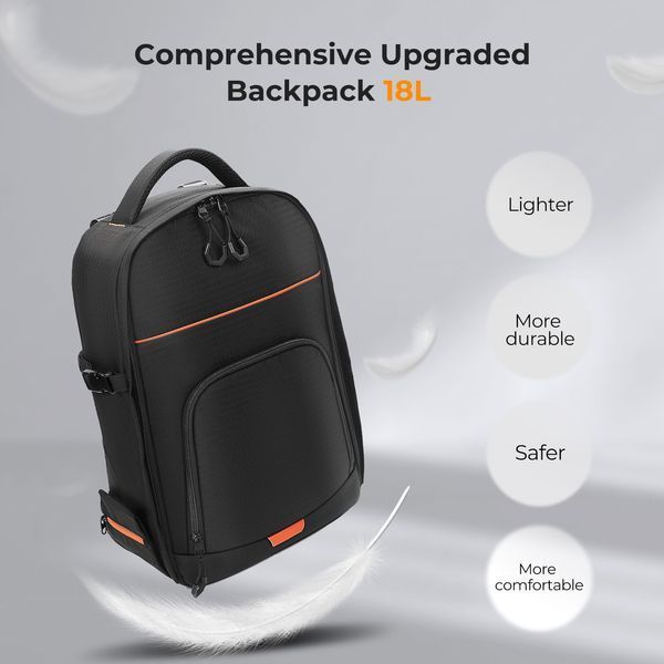 Профессиональный легкий рюкзак для фотоаппарата и аксессуаров K&F Concept 18L Nature Wander 05 Black (KF13.205) KF13.205 фото