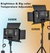 Фотостудійна світлодіодна лампа відеосвітло Nagnahz U800+ 50 Вт комплект зі штативом 160см (3200-5600К) 100510.1 фото 2