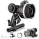 Керування фокусуванням Neewer PG001 mini follow focus з A/B зупинками & 15мм затиском для стержня, silver