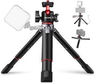Міні-штатив для камери Neewer ST-DT24V з регульованою на 360&deg; кульовою головою та холодним башмаком 20см 10100991 фото