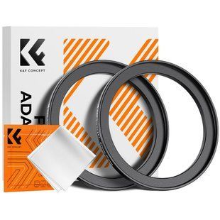 Переходное кольцо K&F Concept для объектива камеры, светофильтров с шагом вверх 67-77мм комплект 2шт (KF05.349 KF05.349 фото