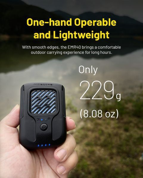 Nitecore EMR40 Портативний Фумігатор відлякувач комах на акумуляторі до 10год роботи 010905 фото