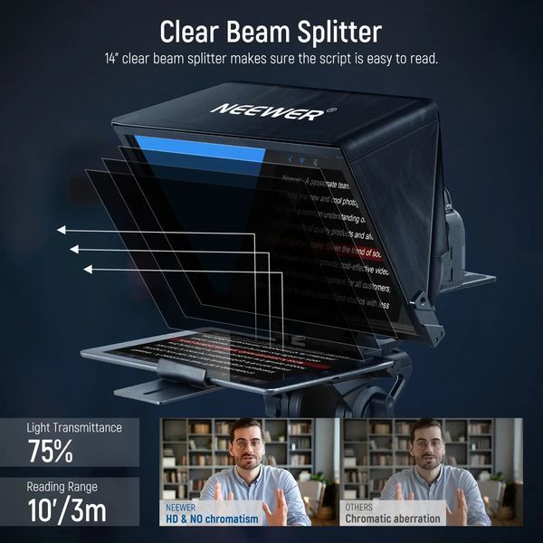Дистанційний телесуфлер NEEWER X14 PRO для смартфона та планшета до 14"