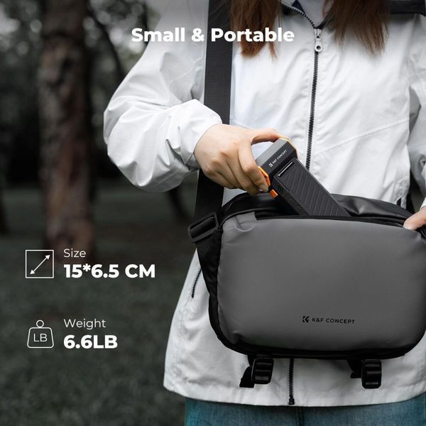 Ручний портативний турбовентилятор компресор пилосос K&F Concept 2в1 з підсвіткою, комплект з насадками 150м/с (KF08.074)