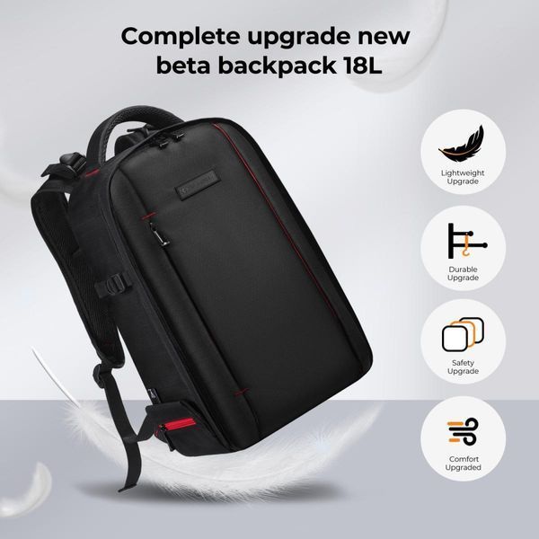 Професійний легкий рюкзак для фотоапарата та аксесуарів K&F Concept 18L Nature Wander 05 Black (KF13.151) KF13.151 фото