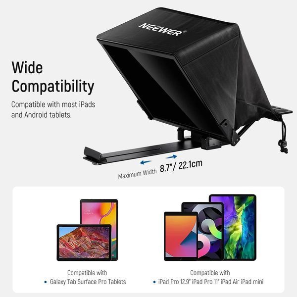 Дистанційний телесуфлер NEEWER X14 PRO для смартфона та планшета до 14"