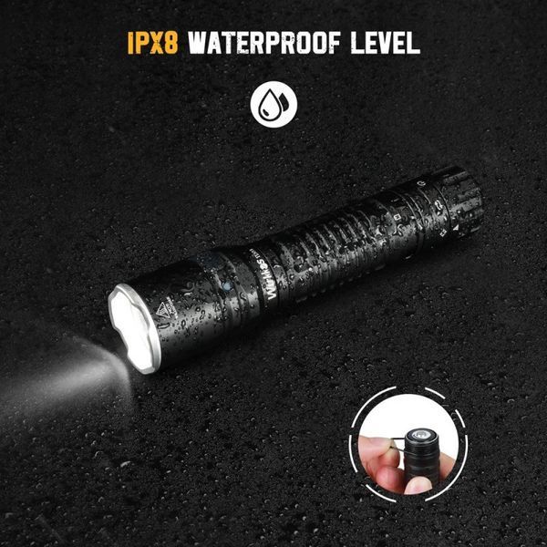 Ручной фонарь Wurkkos TD03 (1800Лм, 353м, USB C, SFT40 5000K, 1*18650) 040402 фото