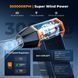 Ручний портативний турбовентилятор компресор пилосос K&F Concept 2в1 з підсвіткою, комплект з насадками 150м/с (KF08.074)