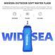 Складна туристична спортивна пляшка фляга для води Widesea 600мл (без BPA)