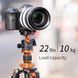 Легкий штатив из углеродного волокна K&F Concept O254C1+ BH-28L для камеры, высота 1,6м, груз.10кг KF09.109 KF09.109 фото 9