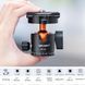 Легкий штатив из углеродного волокна K&F Concept O254C1+ BH-28L для камеры, высота 1,6м, груз.10кг KF09.109 KF09.109 фото 5
