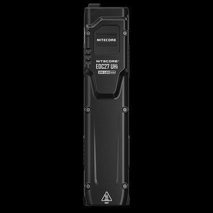 Потужний далекобійний ультратонкий ліхтар Nitecore EDC27 UHi (3100Лм, 305м, USB Type-C)