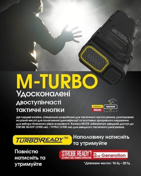 Потужний далекобійний ультратонкий ліхтар Nitecore EDC27 UHi (3100Лм, 305м, USB Type-C) 010341.1 фото