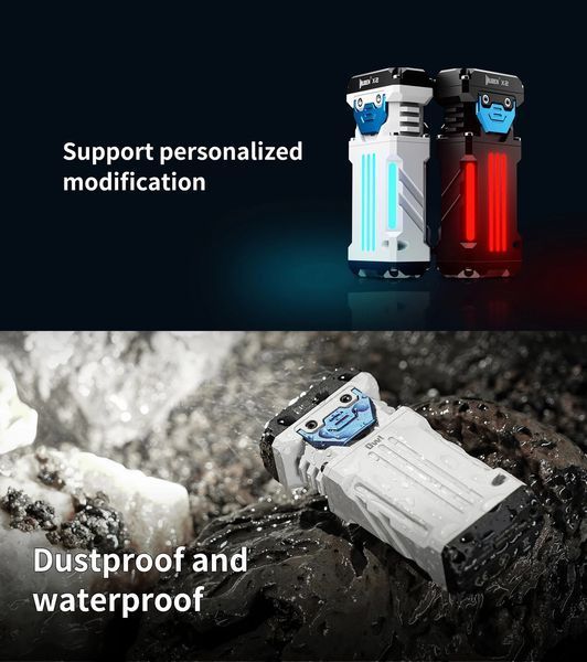 Универсальный фонарь Wuben X2 EDC голубой градиент (2500Лм, 146м, 2000мАч) 040404 фото