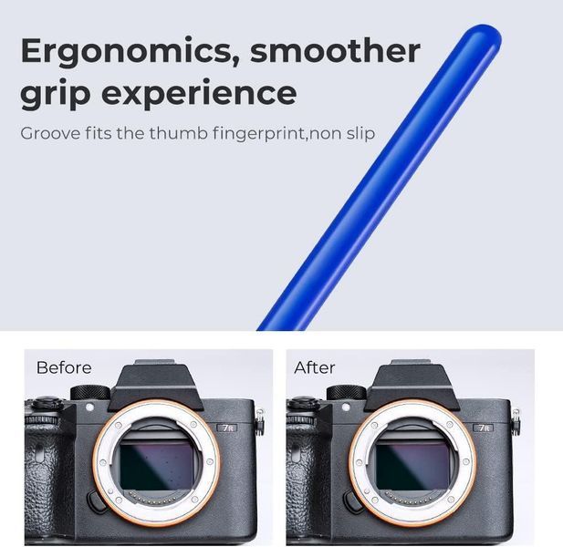 Набір сухих швабр для чищення повнокадрової матриці камери DSLR K&F Concept CK07 24mm Full Frame 20шт (SKU.1696) SKU.1696 фото