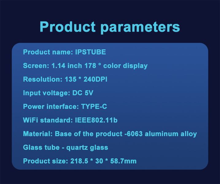 Світлодіодний RGB електронний настільний цифровий годинник Ipstube з відображенням погоди, APP контроль 100224 фото