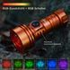 Потужний акумуляторний ручний ліхтарик Wurkkos TS11 RGB Orange (2000Lm, Anduril 2.0, 1*18350, 616м) 040405 фото 2