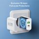 Адаптер блок живлення швидка зарядка GAN 65W Quick Charger White PD 3.0, QS 3.0 (1*USB Type A, 1* USB Type C) 100816 фото 5