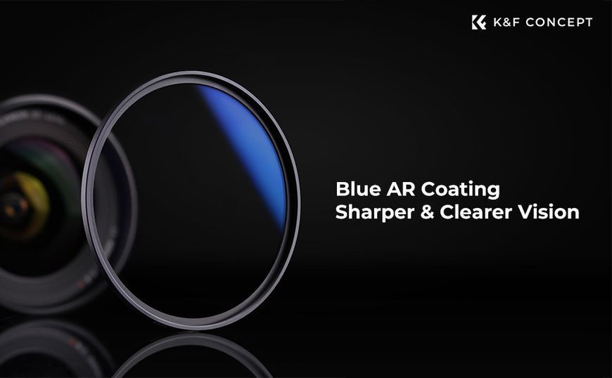 Захисний УФ світлофільтр K&F Concept Nano-C MCUV 55мм