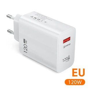 Быстрое зарядное устройство "120W GaN Charger" для Xiaomi QC 3.0 EU с поддержкой Mi Turbo Charge 100818 фото