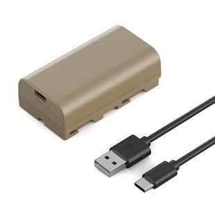 Акумулятор K&F Concept NP-F550 для Sony 3500mAh із зарядним портом USB Type-C (KF28.0035) KF28.0035 фото