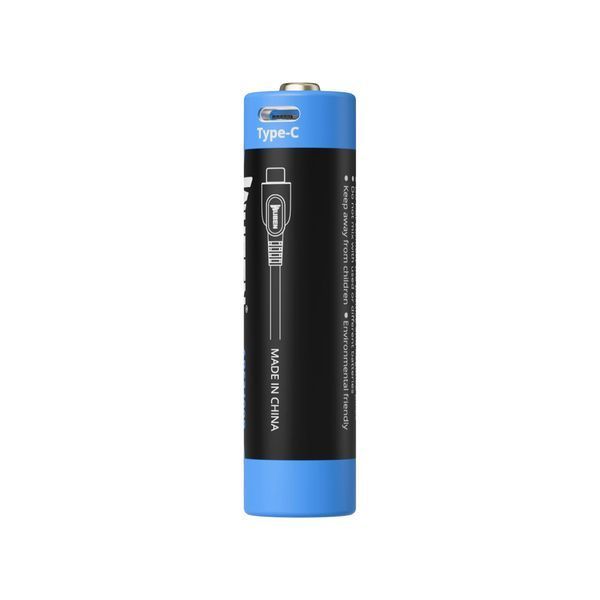Перезаряджуваний літій-іонний акумулятор 18650 Wuben ABE3400R з портом Type-C 3400мАг 3,7В