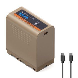 Акумулятор K&F Concept NP-F970 для Sony, 10500mAh із зарядним портом Type-C та USB-A , 20W PD (KF28.0036) KF28.0036 фото