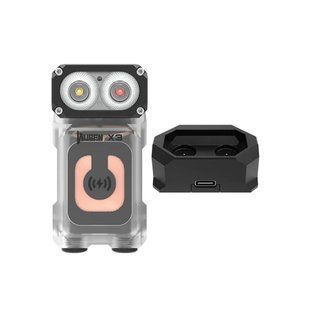 Універсальний ручний кемпінговий EDC ліхтарик Wuben X3 Owl White з безпровідною зарядкою (1000мАг, 700Люмен, 120м, магніт) 040502 фото