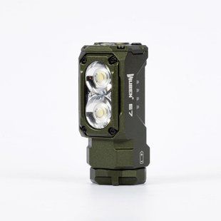Багатофункціональний EDC ліхтарик Wuben E7 Green 6500K (1800Лм, 132м, 1*18350)