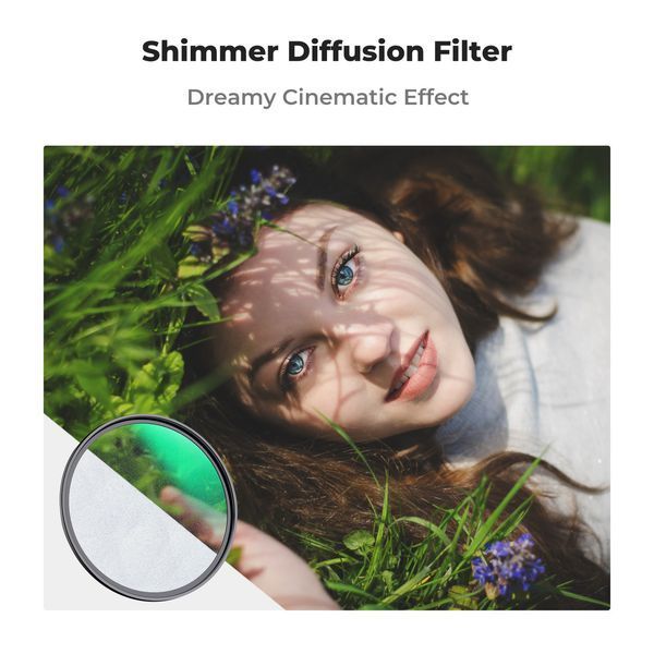 Фільтр розсіювання мерехтіння K&F Concept Shimmer Diffusion Lens Filter C-Series 67мм (KF01.2785)