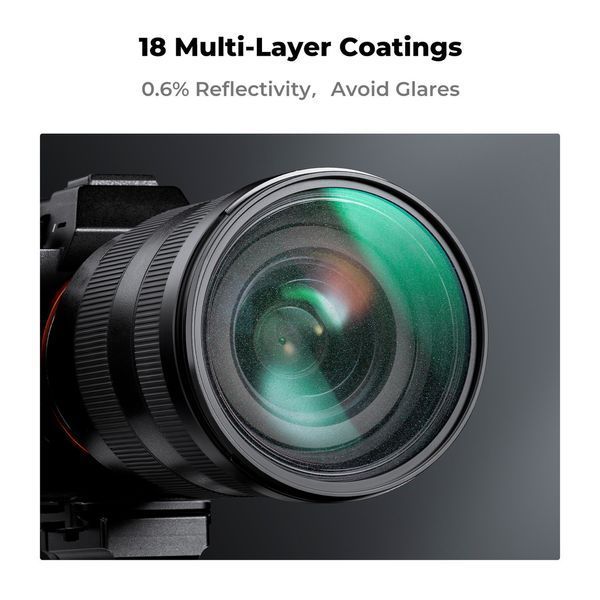 Фільтр розсіювання мерехтіння K&F Concept Shimmer Diffusion Lens Filter C-Series 67мм (KF01.2785)