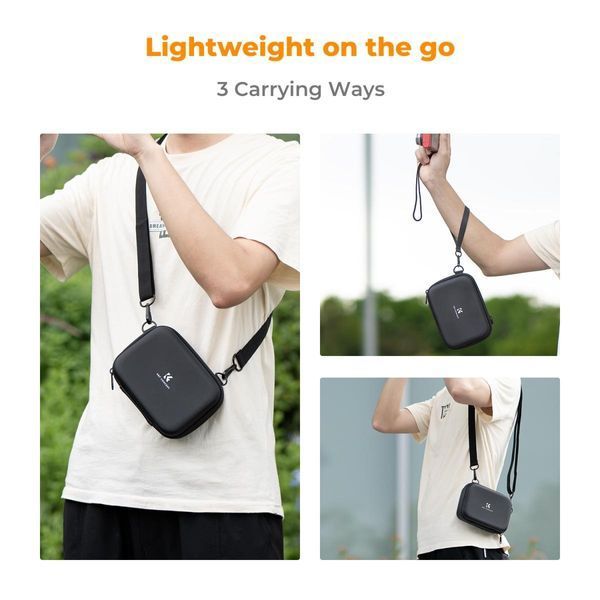 Портативна водонепроникна сумка-футляр на одне плече для фотоапарата K&F Concept 1L Urban Wander 07 Black (KF13.167) KF13.167 фото