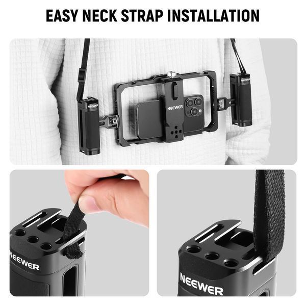 Універсальна клітка для смартфона Neewer PA009S з боковими ручками