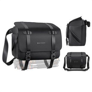Cумка на плечо для фотоаппарата K&F Concept Camera Sling Bag 10л Urban Wander 10 Black (KF13.163) KF13.163 фото